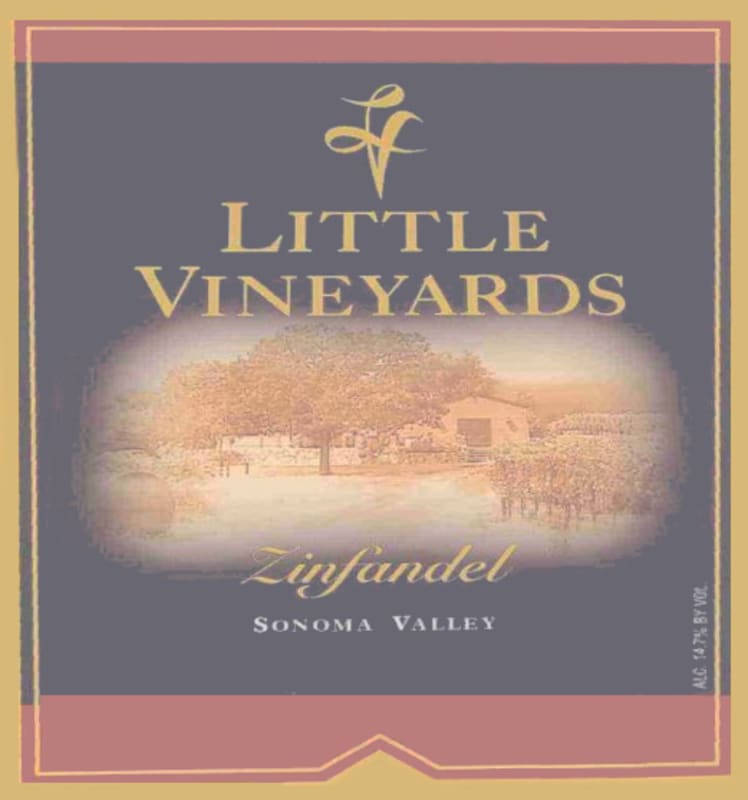 Little Vineyards Family Winery Zinfandel 2004 Front Label