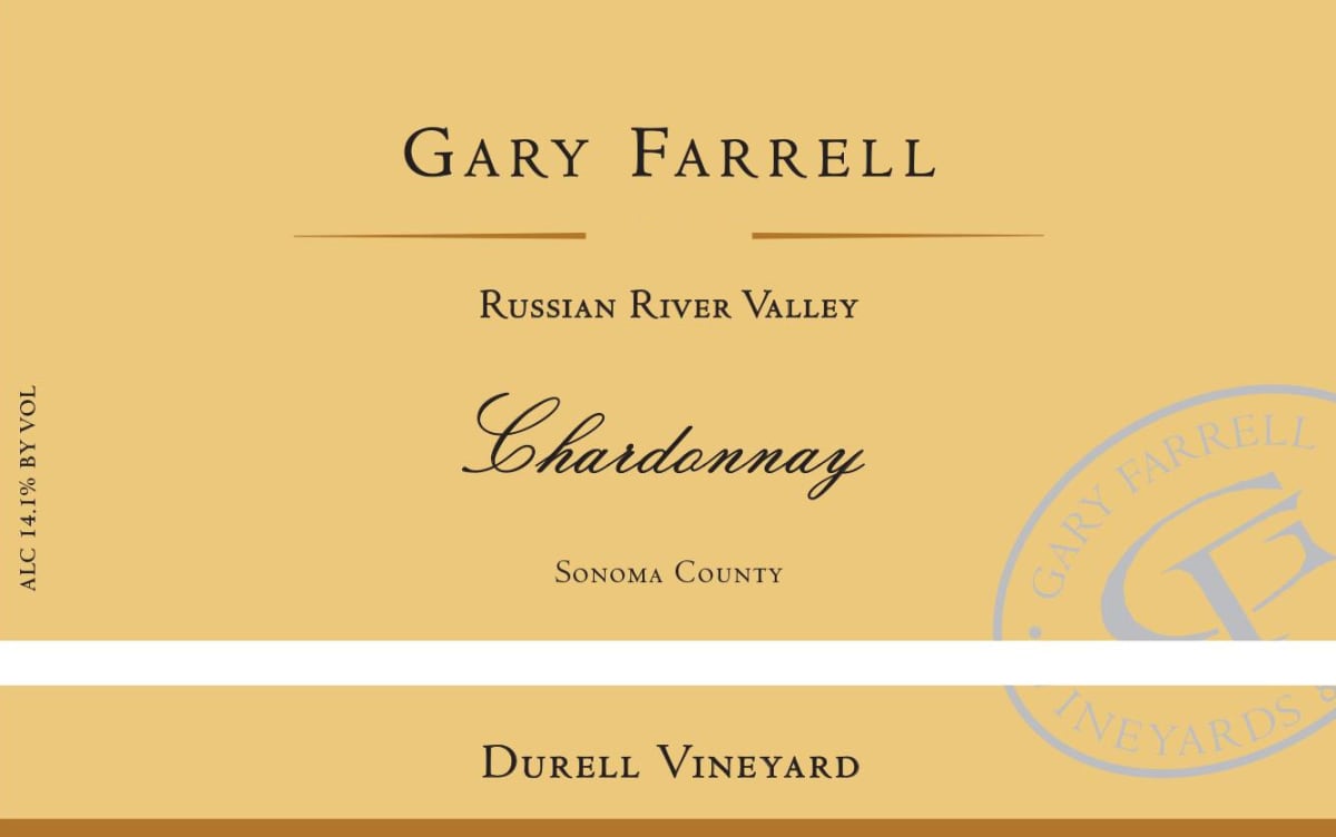 Gary Farrell Durell Vineyard Chardonnay 2014 Front Label