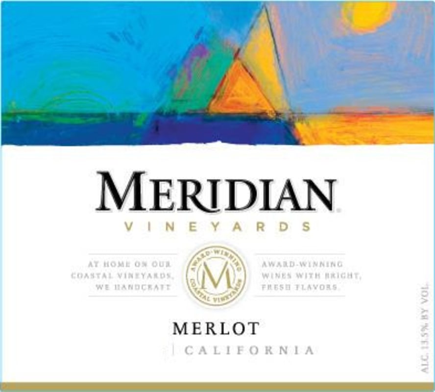 Meridian Merlot 2008 Front Label