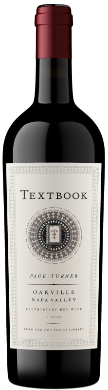 Textbook Page Turner Proprietary Red 2022 Front Bottle Shot
