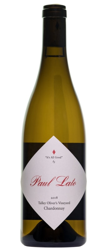 Paul Lato It's All Good Talley Oliver's Chardonnay 2018 Front Bottle Shot