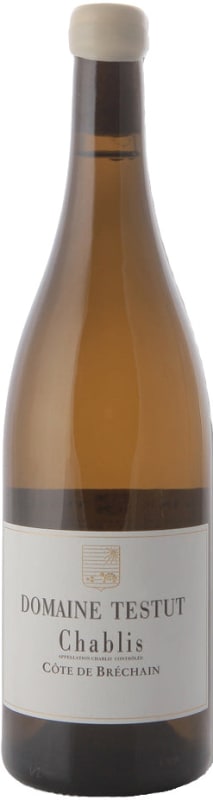 Domaine Testut Chablis Cote de Brechain 2021 Front Bottle Shot