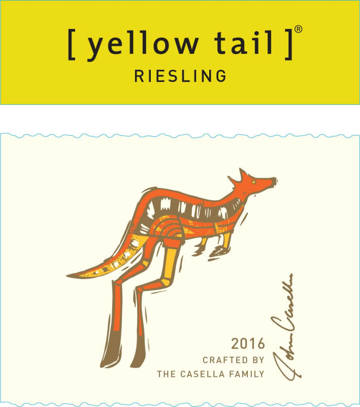 Yellow Tail Riesling 2016 Front Label