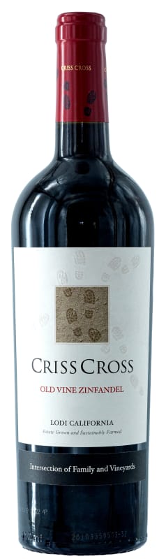 Criss Cross Old Vine Zinfandel 2021 Front Bottle Shot