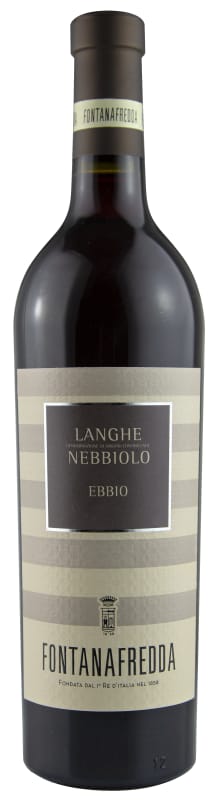 Fontanafredda Ebbio Langhe Nebbiolo 2024 Front Bottle Shot