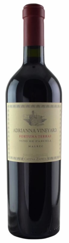 Catena Zapata Adrianna Vineyard Fortuna Terrae Malbec 2013 Front Bottle Shot