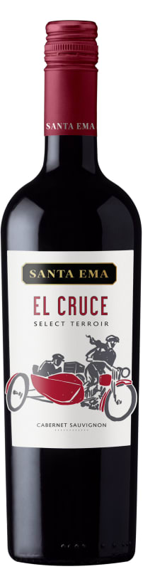 Santa Ema El Cruce Select Terroir Cabernet Sauvignon 2023 Front Bottle Shot