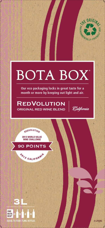 Bota Box RedVolution 2014 Front Label