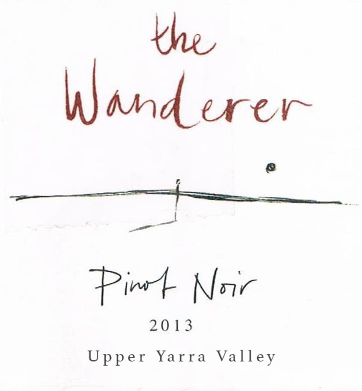 The Wanderer Wines Estate Upper Pinot Noir 2013 Front Label