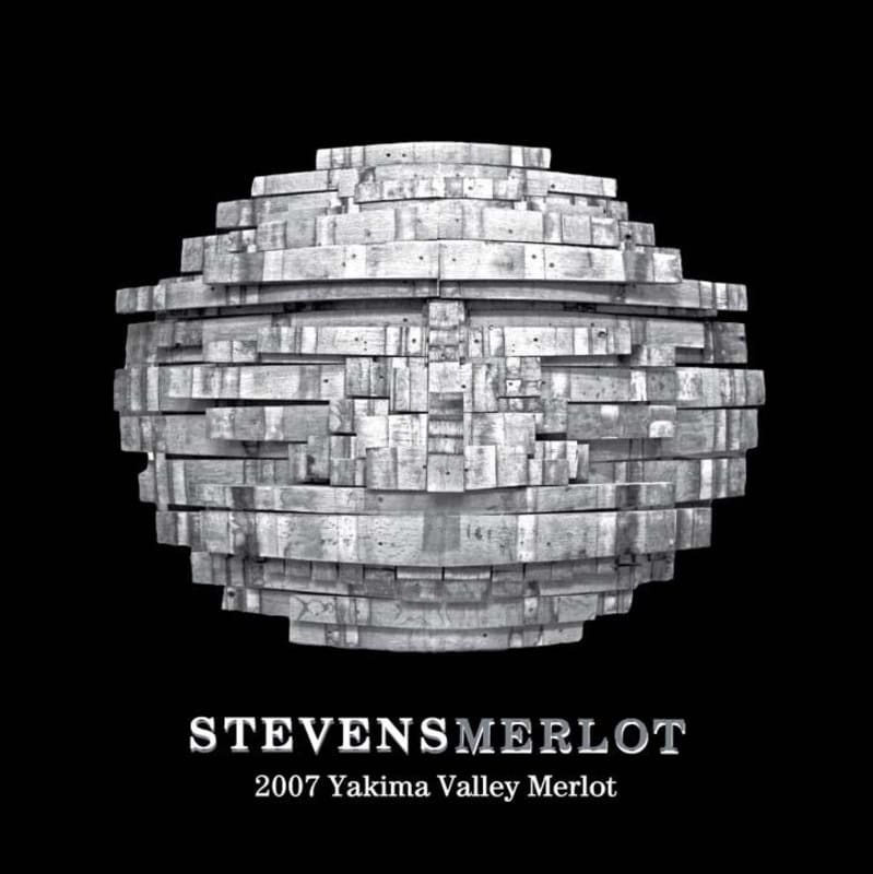 Stevens Winery Merlot 2007 Front Label