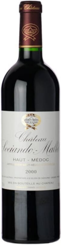 Chateau Sociando-Mallet 2000 Front Bottle Shot