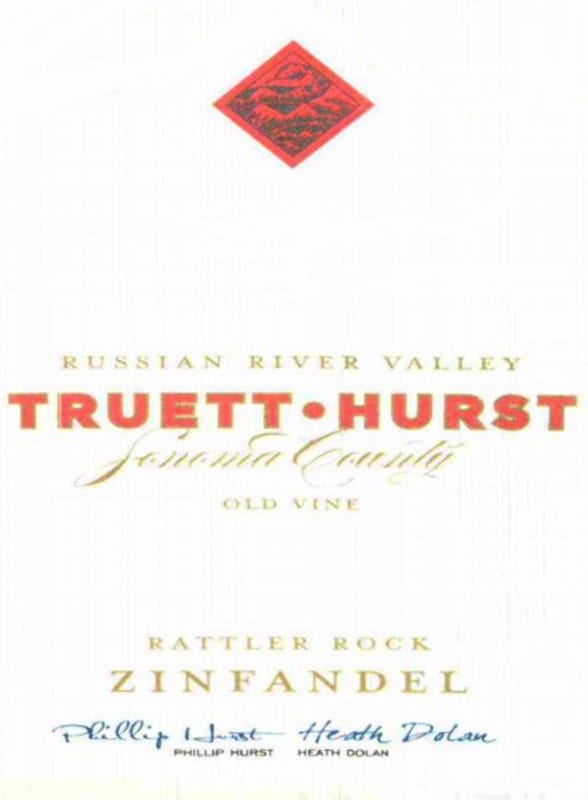 Truett Hurst Rattler Rock Old Vine Zinfandel 2008 Front Label