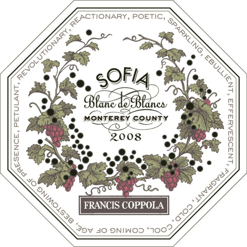 Francis Ford Coppola Sofia Blanc de Blanc 2008 Front Label