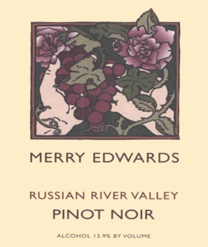 Merry Edwards Russian River Valley Pinot Noir 1999 Front Label