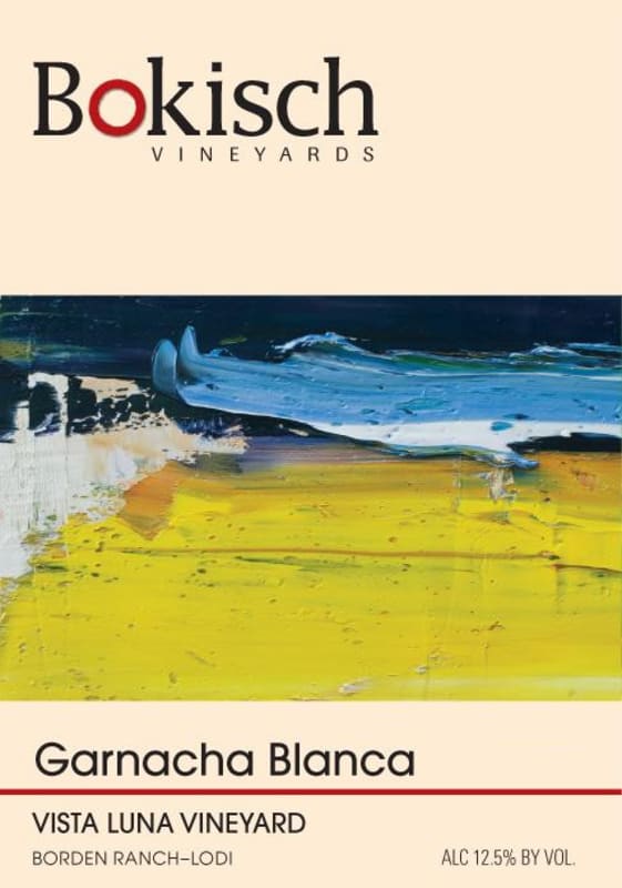 Bokisch Vineyards Vista Luna Garnacha Blanca 2015 Front Label