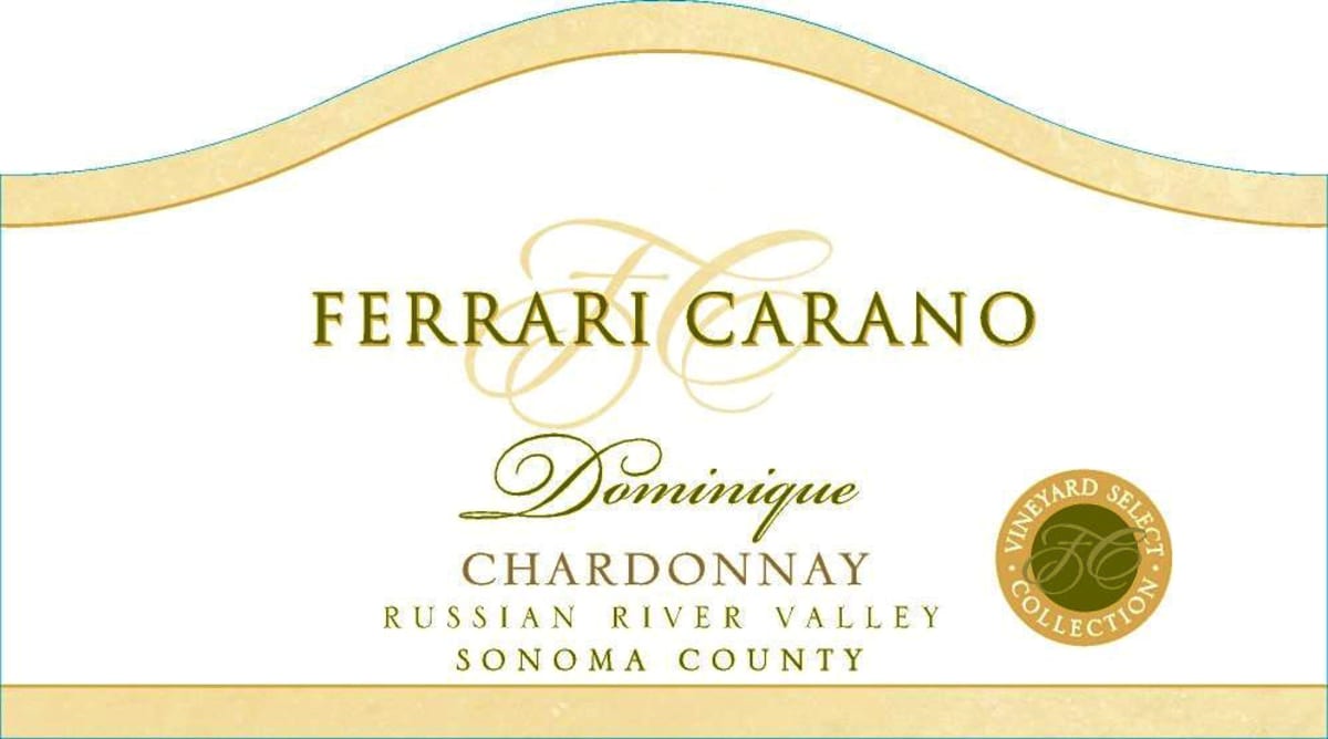 Ferrari-Carano Dominique Vineyard Chardonnay 2014 Front Label