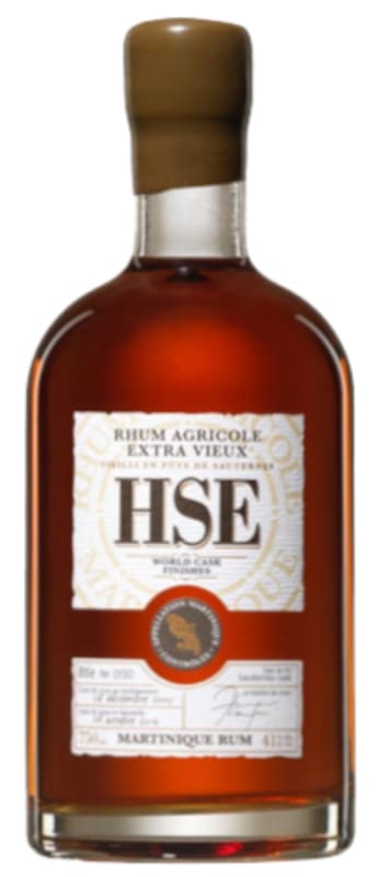 HSE Rhum Agricole Extra Vieux Sauternes Finish Front Bottle Shot
