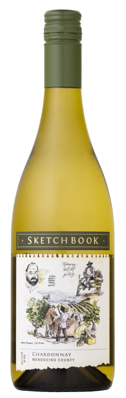 Sketchbook Chardonnay 2022 Front Bottle Shot