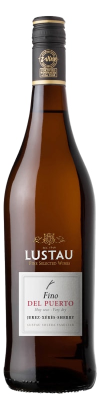 Lustau Fino del Puerto Sherry (375ML half-bottle) Front Bottle Shot