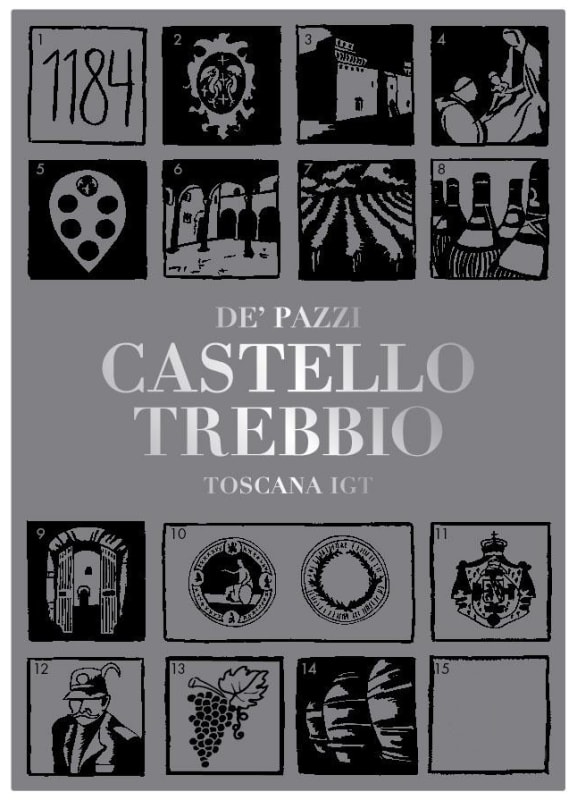 Castello Trebbio Toscana De'Pazzi 2014 Front Label