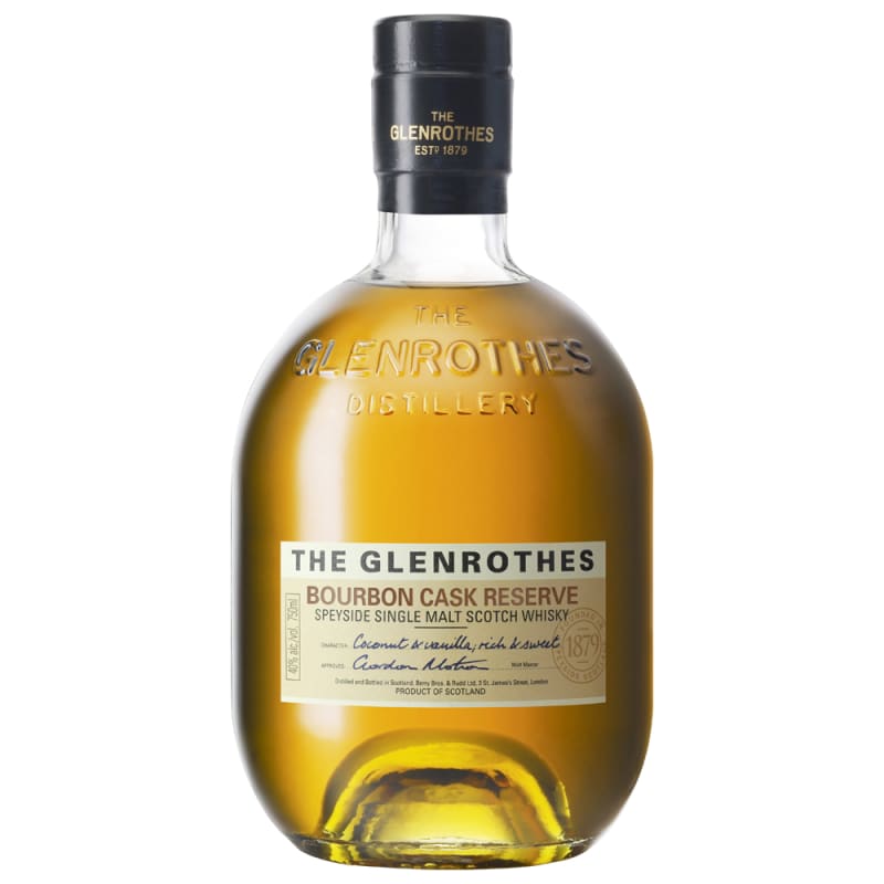 Glenrothes Bourbon Cask Reserve Single Malt Scotch Whisky Front Bottle Shot