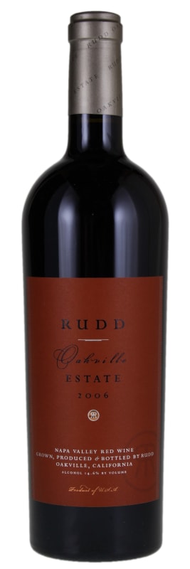 Rudd Oakville Estate Proprietary Red 2006 Front Bottle Shot