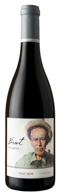 Ernest Vineyards The Artist Pinot Noir 2016 Front Bottle Shot