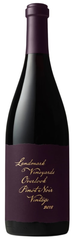 Landmark Overlook Pinot Noir 2018 Front Bottle Shot