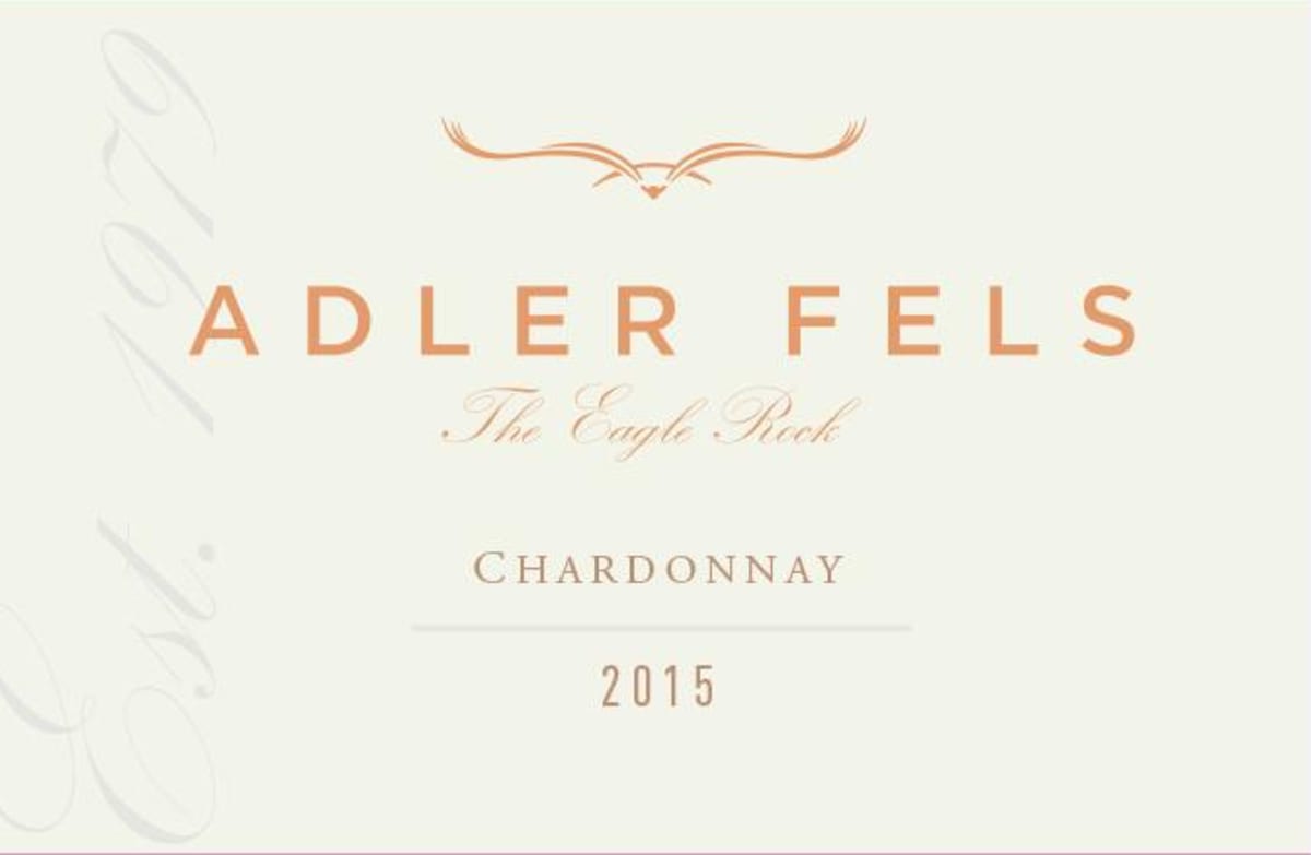 Adler Fels The Eagle Rock Chardonnay 2015 Front Label
