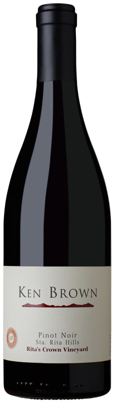 Ken Brown Rita's Crown Vineyard Pinot Noir 2013 Front Bottle Shot