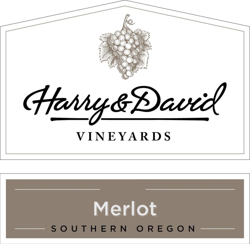 Harry and David Merlot 2017 Front Label