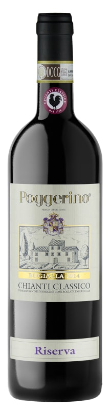 Poggerino Chianti Classico Bugialla Riserva 2014 Front Bottle Shot