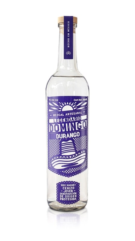 Legendario Domingo Durango Cenizo Mezcal Front Bottle Shot
