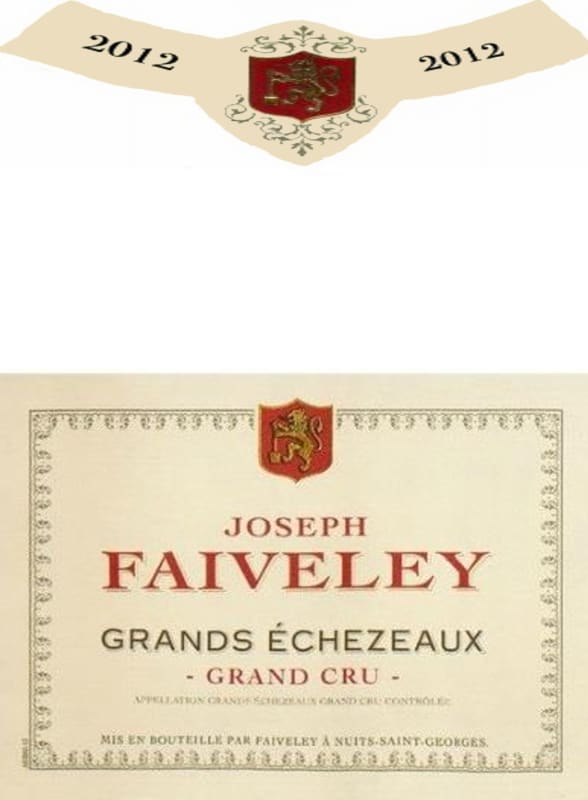 Faiveley Grands Echezeaux Grand Cru 2012 Front Label