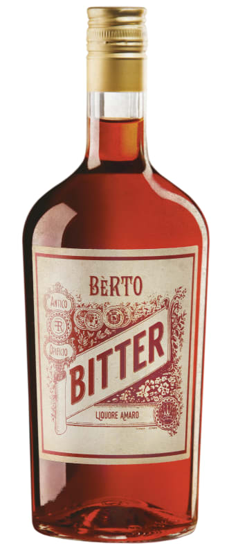 Berto Bitter Liqueur (1 Liter) Front Bottle Shot