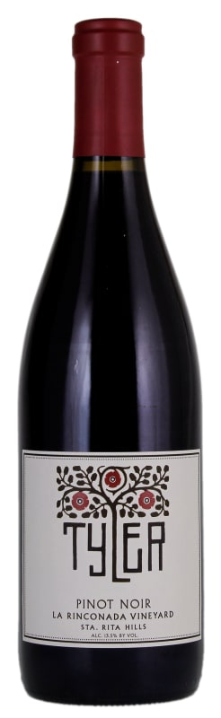 Tyler Winery La Rinconada Vineyard Pinot Noir 2017 Front Bottle Shot