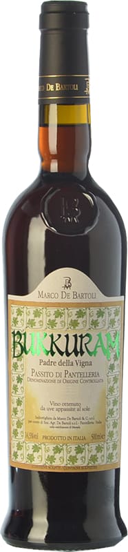Marco De Bartoli Bukkuram Padre della Vigne (500ML) 2008 Front Bottle Shot