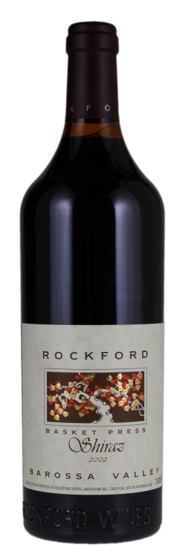 Rockford Basket Press Shiraz 2002 Front Bottle Shot