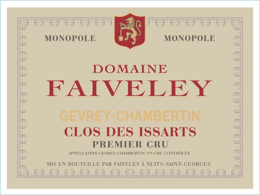 Faiveley Gevrey-Chambertin Clos des Issarts Premier Cru 2011 Front Label