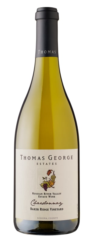 Thomas George Baker Ridge Vineyard Chardonnay 2014 Front Bottle Shot