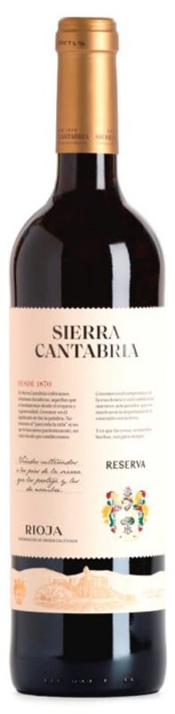 Sierra Cantabria Rioja Reserva 2015 Front Bottle Shot