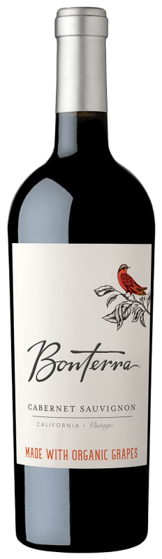 Bonterra Organically Grown Cabernet Sauvignon 2021 Front Bottle Shot