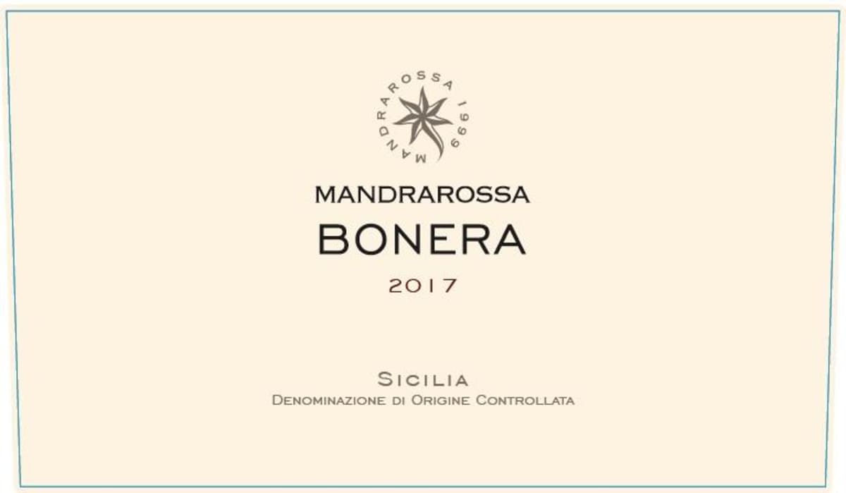 MandraRossa Bonera 2017 Front Label