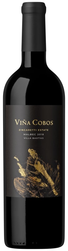 Vina Cobos Zingaretti Estate Malbec 2018 Front Bottle Shot