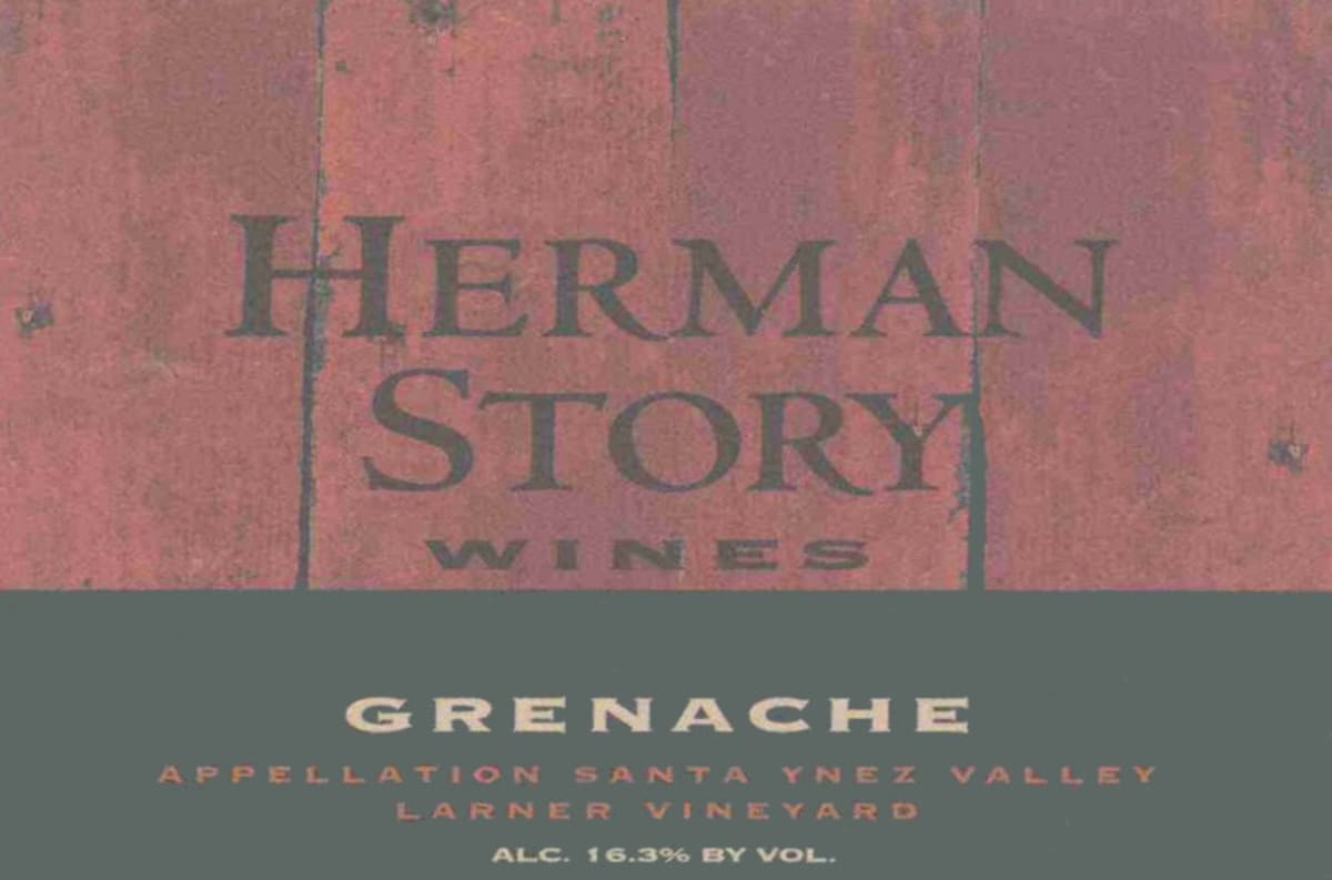 Herman Story Larner Vineyard Grenache 2004 Front Label