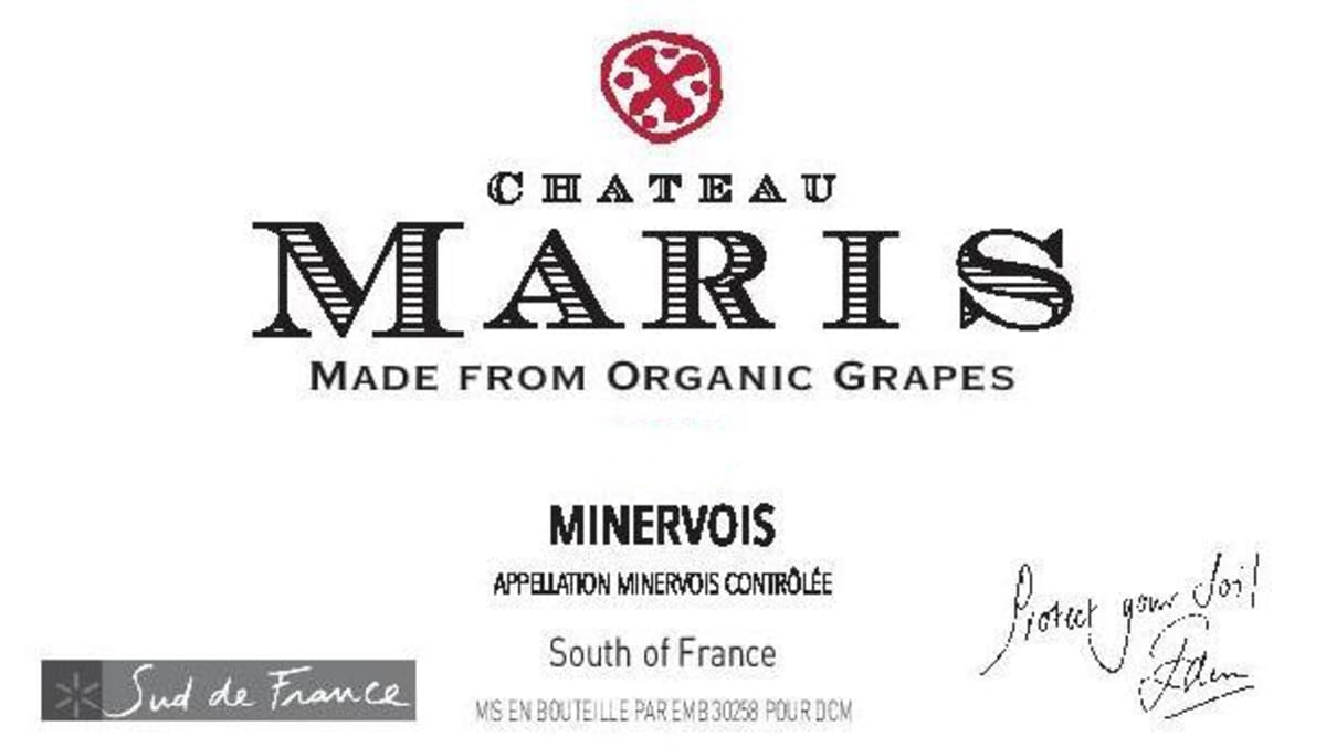 Chateau Maris Rouge 2017 Front Label