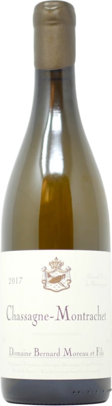 Domaine Bernard Moreau Chassagne-Montrachet 2017 Front Bottle Shot