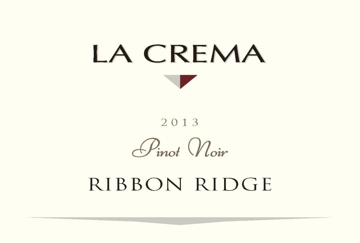 La Crema Ribbon Ridge Pinot Noir 2013 Front Label