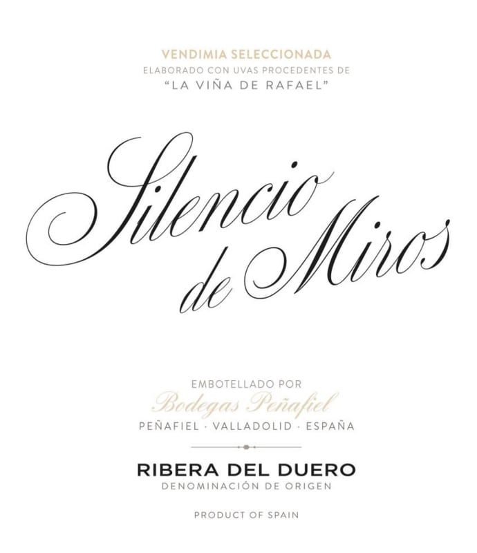 Bodegas Penafiel Silencio de Miros Vendimia Seleccionada 2013 Front Label