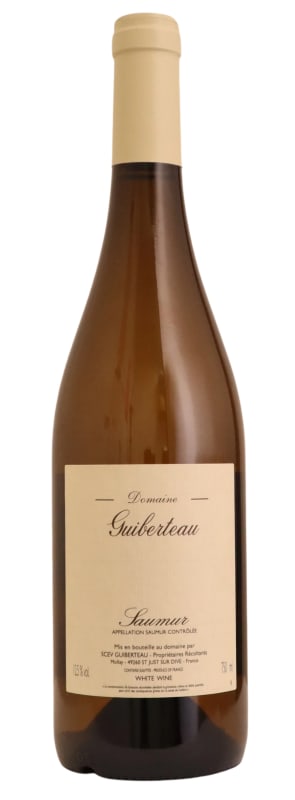 Domaine Guiberteau Saumur Blanc 2024 Front Bottle Shot